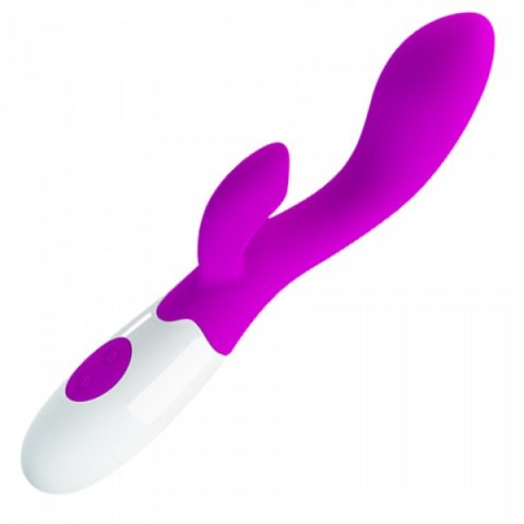 Wibrator punktu G Pretty Love Brighty silikonowy burgundowy 20 cm 30 trybów