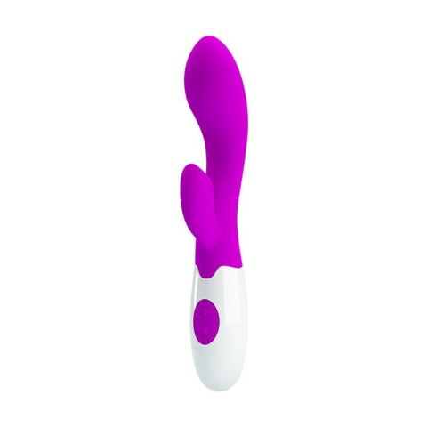 Wibrator punktu G Pretty Love Brighty silikonowy burgundowy 20 cm 30 trybów