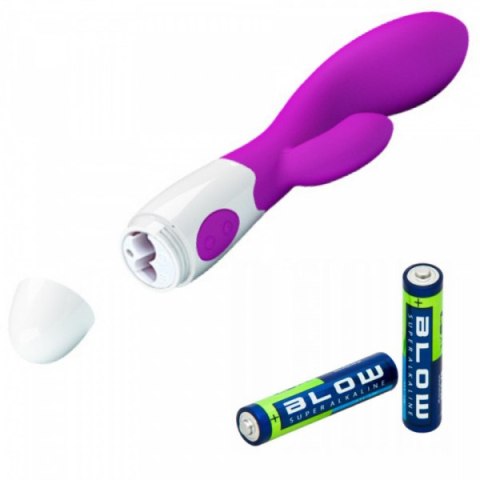 Wibrator punktu G Pretty Love Brighty silikonowy burgundowy 20 cm 30 trybów