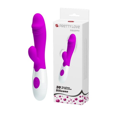 Wibrator punktu G Pretty Love Snappy silikonowy 30 trybów 20 cm