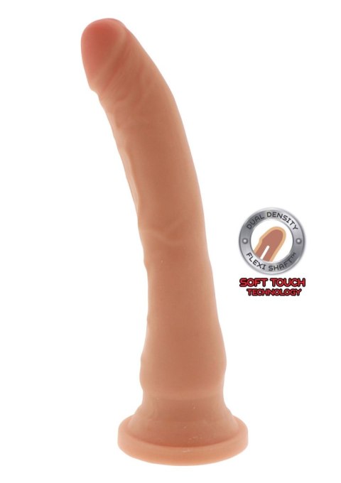 Dildo podwójnej gęstości ToyJoy 23,5 cm jasna skóra
