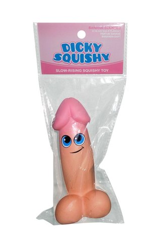 Gąbczasty Dicky Squishy Kheper Games pachnący bananem 14 cm