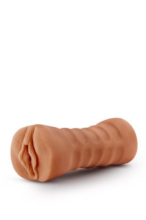 Masturbator z wibracją M for Men Sofia Mocha TPE na baterie AAA