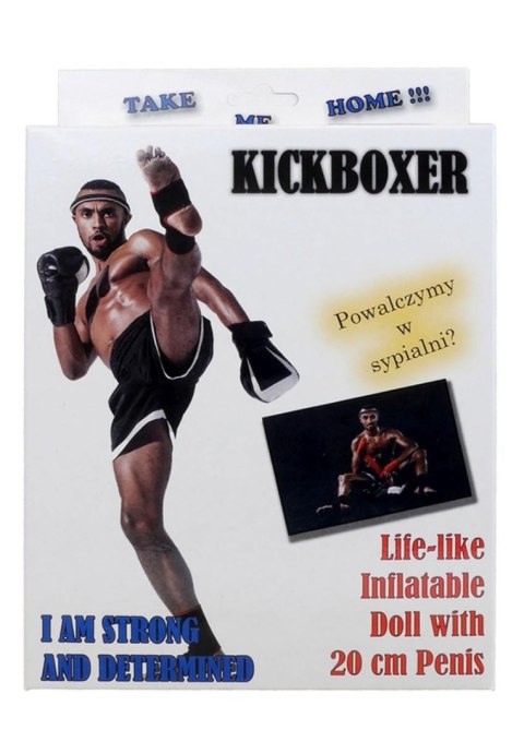 Nadmuchiwana lalka erotyczna męska Kickboxer stojąca 165 cm LaLa