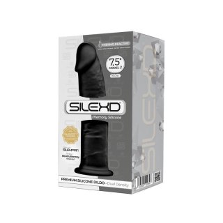 Realistyczne dildo silikonowe Silexd Model 2 czarne 19 cm