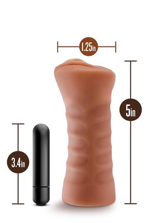 Realistyczny masturbator Julieta Mocha Blush z wibracją