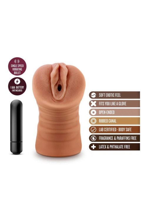 Realistyczny masturbator Julieta Mocha Blush z wibracją