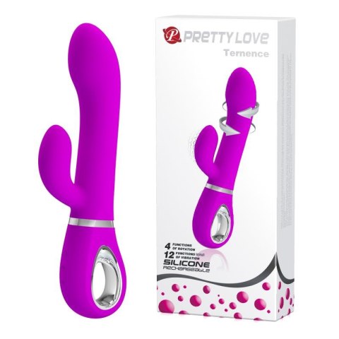 Wibrator króliczek punktu G Pretty Love Ternence fioletowy USB