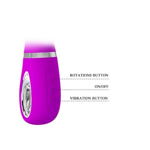 Wibrator króliczek punktu G Pretty Love Ternence fioletowy USB