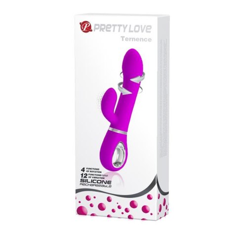 Wibrator króliczek punktu G Pretty Love Ternence fioletowy USB