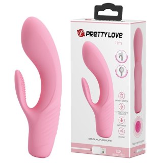 Wibrator królika punktu G Pretty Love TIM USB 12 funkcji z pamięcią