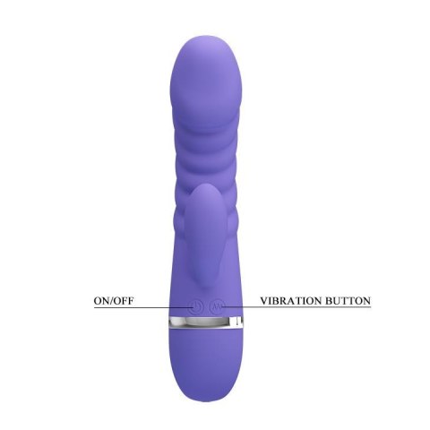 Wibrator punktu G silikonowy Pretty Love Tracy niebieski 7 funkcji