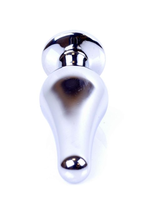 Biżuteria analna srebrna z czarnym diamentem HeavyFun 9,5 cm
