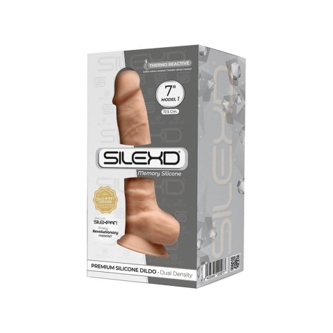 Dildo realistyczne Silexd Model 1 cielisty 7 cali