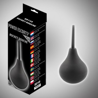 Irygator analny Rocket Power Escorts czarny duży 220 ml