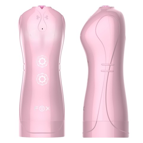 Masturbator waginalny pulsacyjny wibrujący B-Series Fox różowy USB