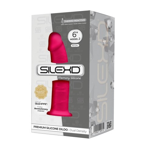 Realistyczne dildo silikonowe Silexd SD Model 2 różowe 15 cm
