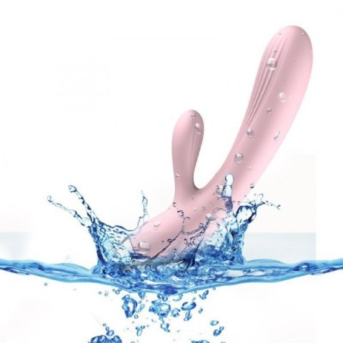 Silikonowy Wibrator B-Series Różowy USB 10 Funkcji z Podgrzewaniem