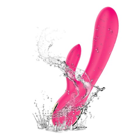 Silikonowy wibrator USB 7 funkcji z boosterem i ogrzewaniem