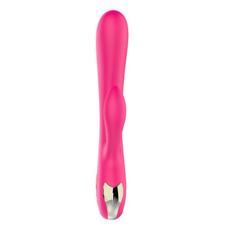Silikonowy wibrator USB 7 funkcji z boosterem i ogrzewaniem