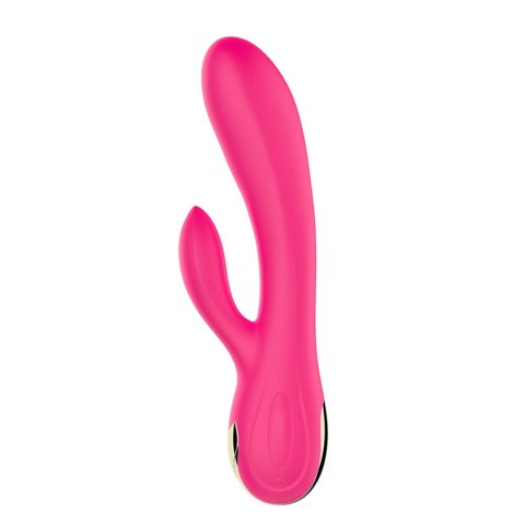 Silikonowy wibrator USB 7 funkcji z boosterem i ogrzewaniem