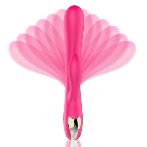 Silikonowy wibrator USB 7 funkcji z boosterem i ogrzewaniem