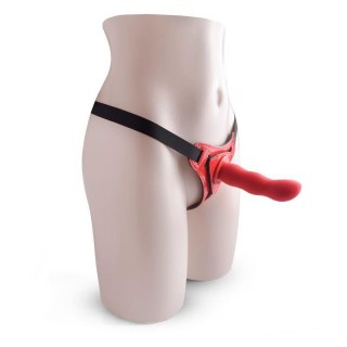 Strap on regulowany Toyz4Lovers czerwony 12.5 cm