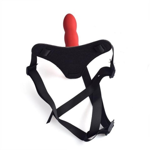 Strap on regulowany Toyz4Lovers czerwony 12.5 cm
