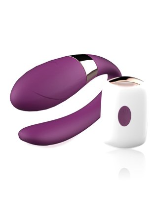 Stymulator VVibe fioletowy USB z pilotem B Series Smart