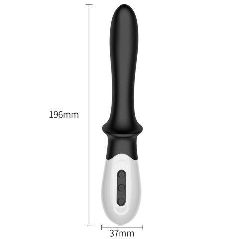 Wibrator silikonowy do prostaty i punktu G B Series Fox USB grzejący