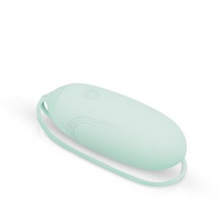 Wibrujące jajko Luv Egg zielone bezprzewodowe silikonowe USB 16 cm