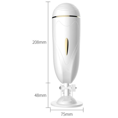 Wibrujący interaktywny masturbator waginalny USB B Series Fox