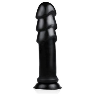 Dildo analne XXL BUTTR z przyssawką czarne 29 cm