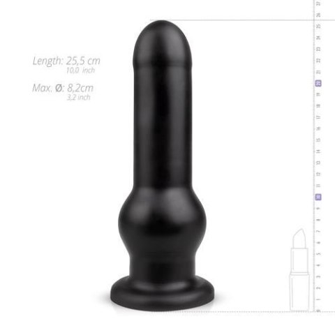 Dildo analne Tactical EasyToys czarne 25 cm