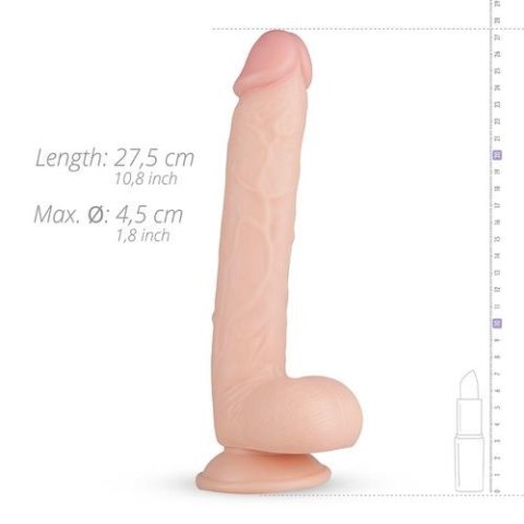Dildo realistyczne Elvin XL EasyToys beżowe 28 cm