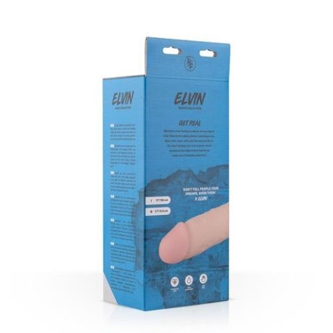 Dildo realistyczne Elvin XL EasyToys beżowe 28 cm