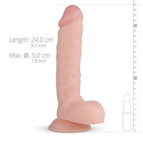 Dildo realistyczne Glynn EasyToys beżowe 25 cm