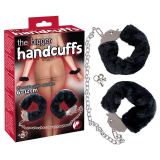 Kajdanki pluszowe You2Toys czarne z łańcuchem 44 cm