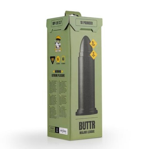 Korek analny BUTTR 10 Pounder czarny EasyToys