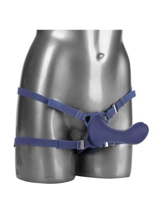 Strap-on Her Royal Harness Me2 Thumper niebieski silikonowy USB