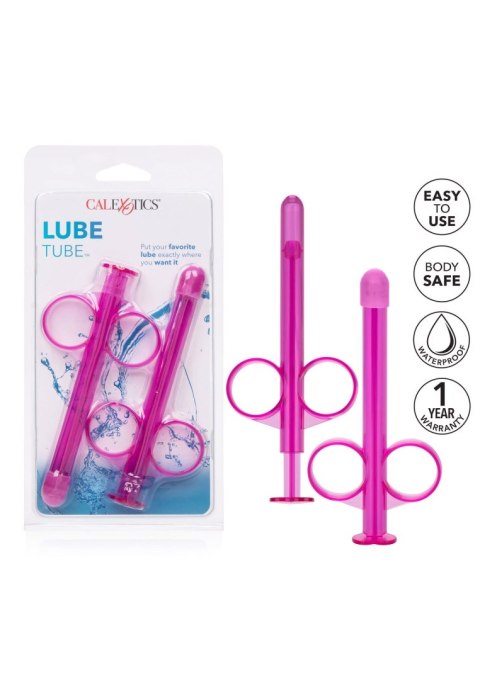 Strzykawka do lubrykantu Calexotics różowa 2 szt 8 cm