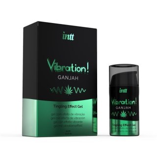 Żel stymulujący Vibration Ganjah Intt smak konopi 15 ml