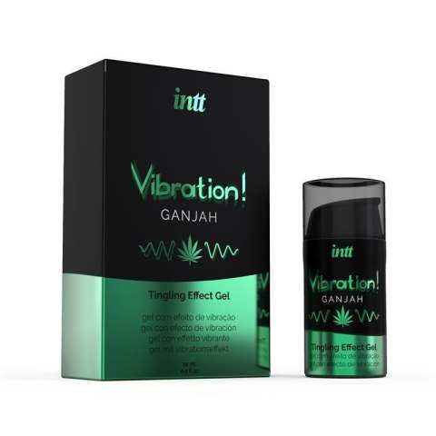 Żel stymulujący Vibration Ganjah Intt smak konopi 15 ml