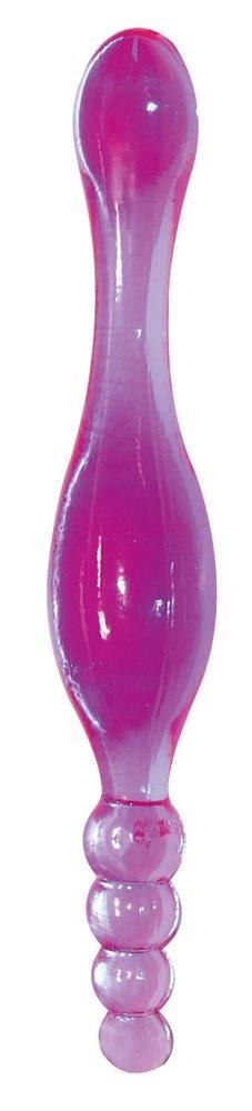 Dildo analne dwustronne Galaxia Lavender You2Toys 20 cm
