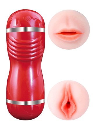 Masturbator dwustronny CLEO Double Delight 3.0 CyberSkin 21.5 cm