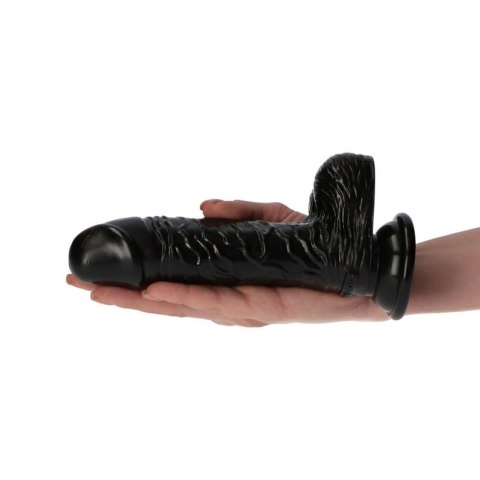 Realistyczne dildo Italian Cock Toyz4lovers czarny 16 cm z przyssawką