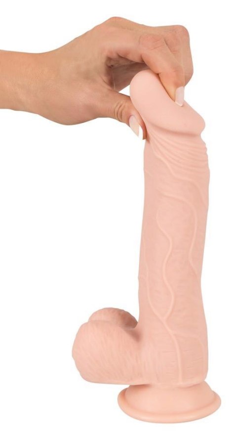 Realistyczne dildo Nature Skin miękkie 24 cm
