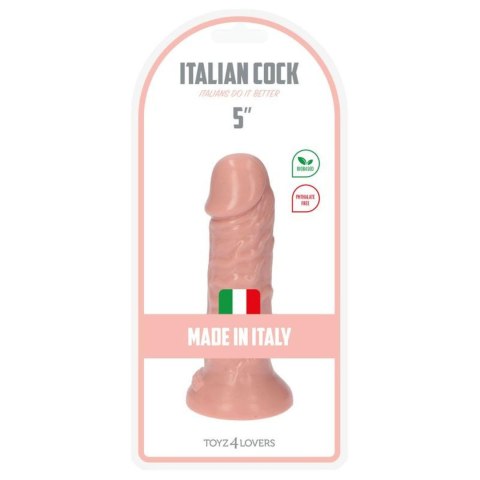 Realistyczne dildo Toyz4lovers Italian Cock cieliste 12,5 cm