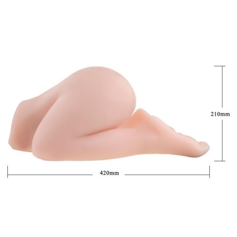 Realistyczny masturbator z wibracją Baile Passion Lady 80 cm