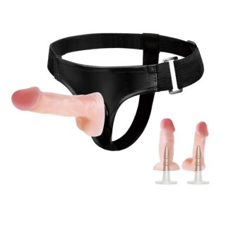 Strap-on Baile Jessica z dwoma realistycznymi dildami